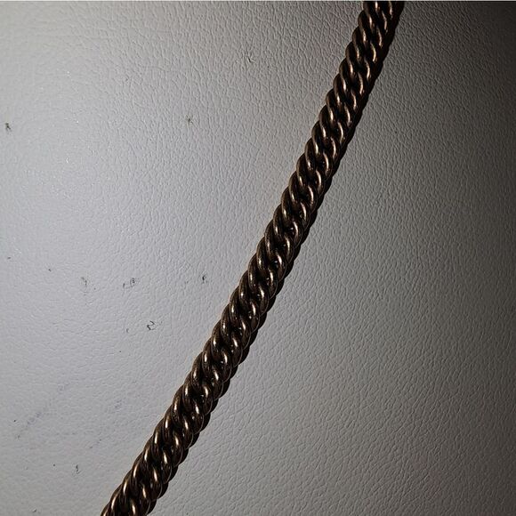 Vintage Art Nouveau Cream Cameo Necklace 14" - Picture 4 of 5